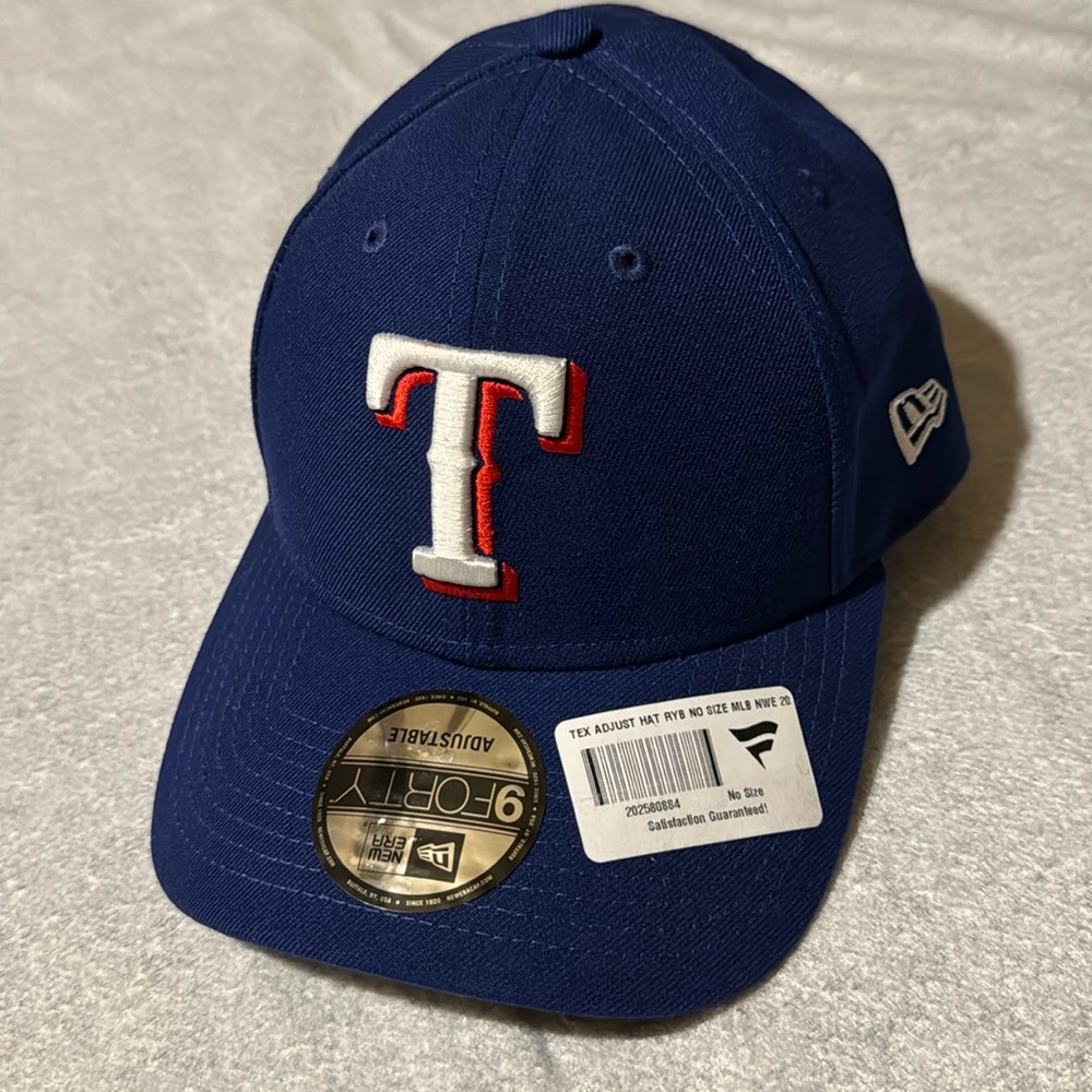 Texas Rangers New Era Brand 9Forty adjustable World Series 2023 edition hat